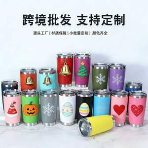 แก้วน้ำสแตนเลสเก็บความร้อนสองชั้น ขนาด 20 ออนซ์ แบบตรง สำหรับเดินทาง พิมพ์โลโก้ได้ - Product Image 5