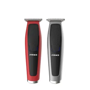 Tondeuse à cheveux électrique professionnelle rechargeable, meilleure machine pour coupe-cheveux, rouge et gris, expédition en chine