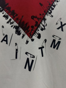 Nuova Moda Estiva <span class=keywords><strong>Casual</strong></span>, T-shirt da <span class=keywords><strong>Uomo</strong></span> con Stampa Cuore Rosso, <span class=keywords><strong>Abbigliamento</strong></span> SAINT di Alta Qualità, T-shirt CHAOS ODM all'Ingrosso per <span class=keywords><strong>Uomo</strong></span> - Product Image 6