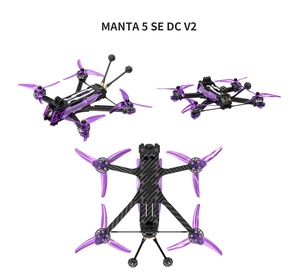 Manta 5 <span class=keywords><strong>SE</strong></span> V2 DC (DeadCat) Axisflying, Dron de Carreras FPV de 5 Pulgadas, Fácil de Montar para Principiantes, Transmisión de 10-15 KM, Tiempo de Vuelo de 10 Minutos - Product Image 2