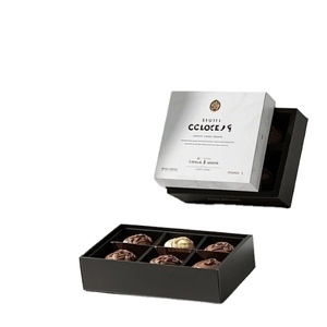 Boîte d'emballage de luxe carrée pour <span class=keywords><strong>chocolat</strong></span>, personnalisée par le fabricant Pulida, nouvelle collection 2025, emballage en papier rigide, étiquette privée, produit cadeau - Product Image 2