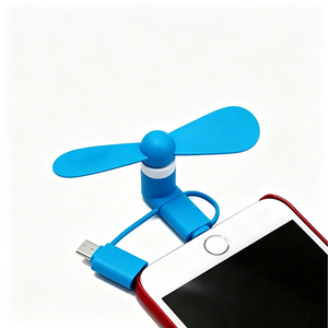 Ventilador de Teléfono Móvil Mini Personalizado con Logotipo, Mini Ventilador USB Tipo C para Android, Ventilador Portátil Silencioso sin Escobillas, Micro Ventilador de Mano, Ventilador USB Portátil - Product Image 3