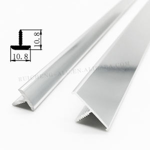 Commercio all'ingrosso Ruicheng Design moderno a forma di T bordo in metallo profili in alluminio profilo di transizione delle piastrelle di lucidatura - Product Image 5