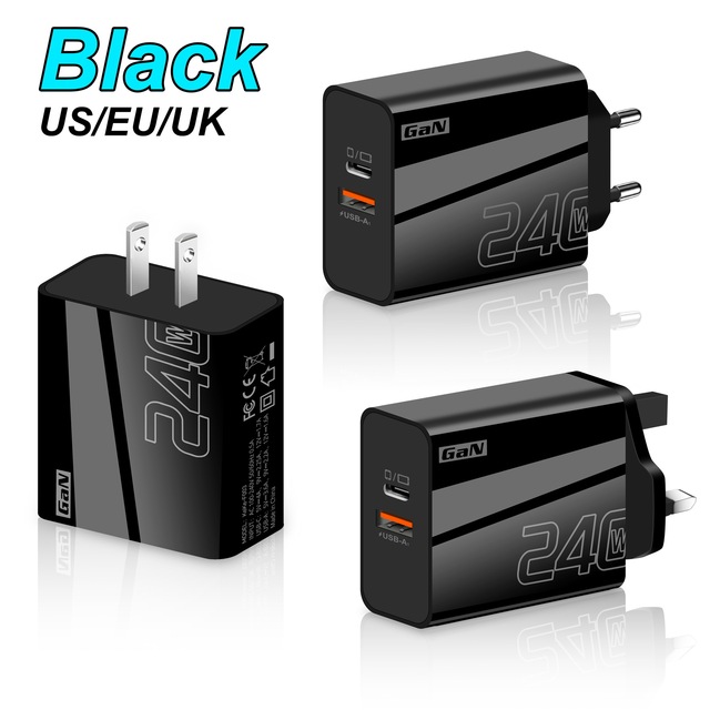 Wholesale PD 240W Multi Function Fast Charging Mobile Phone Data Cable Adapter USB Type C Wall Power Charger for Phone