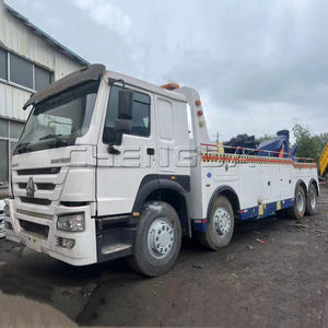 Sinotrcuk – camion de remorquage à plateaux d'<span class=keywords><strong>occasion</strong></span>, 8x4, 20 tonnes, pelles de levage sous roues, à vendre - Product Image 2