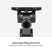 LDT80-C024P 24 "-57" 27kg double support de moniteur de bureau ultra-large super résistant bras de moniteur VESA monté sur poteau à ressort à gaz