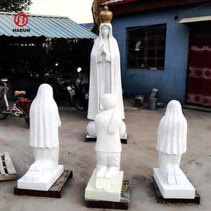 Statue <span class=keywords><strong>de</strong></span> l'Ange <span class=keywords><strong>de</strong></span> la Paix <span class=keywords><strong>de</strong></span> Fatima en marbre grandeur nature pour jardin extérieur - Product Image 6