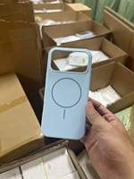 2025 nouvelle coque de téléphone en Silicone liquide de charge magnétique pour iPhone 17 16 15 14 13 12 Pro et Pro Max17 air coque de téléphone portable