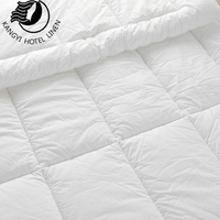 Ensemble de couette en microfibre blanche de Style hôtel toutes saisons pour hôtel Queen Size