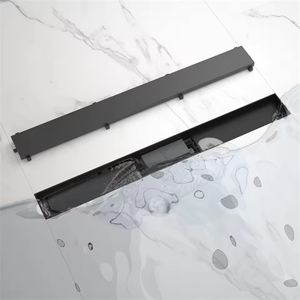 Caniveau de douche linéaire anti-odeur pour salle de bain, couvercle invisible moderne à insérer dans les carreaux, drain de <span class=keywords><strong>sol</strong></span> rectangulaire pour hôtel - Product Image 2