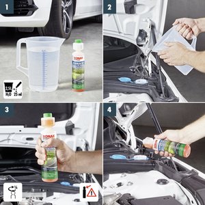 Concentrado Limpiaparabrisas de Alta Calidad Clear Sight 1:100, 250ml, Para Uso en Verano y Visibilidad Clara - Product Image 4