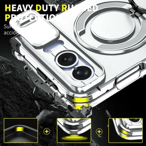Étui de téléphone rotatif à 360 degrés pour iPhone <span class=keywords><strong>DUO</strong></span> 18 Pro Max avec protection coulissante pour l'objectif de l'appareil photo et support anneau - Product Image 6