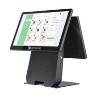 Terminal de point de vente à double écran tactile, système de point de vente 15,6 pouces