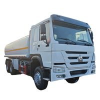 Proveedor de fábrica usado Sinotruk Howo 6x4 camión cisterna diésel 20000L tanque de combustible líquido Manual 8x4 371/375hp venta de camiones de segunda mano