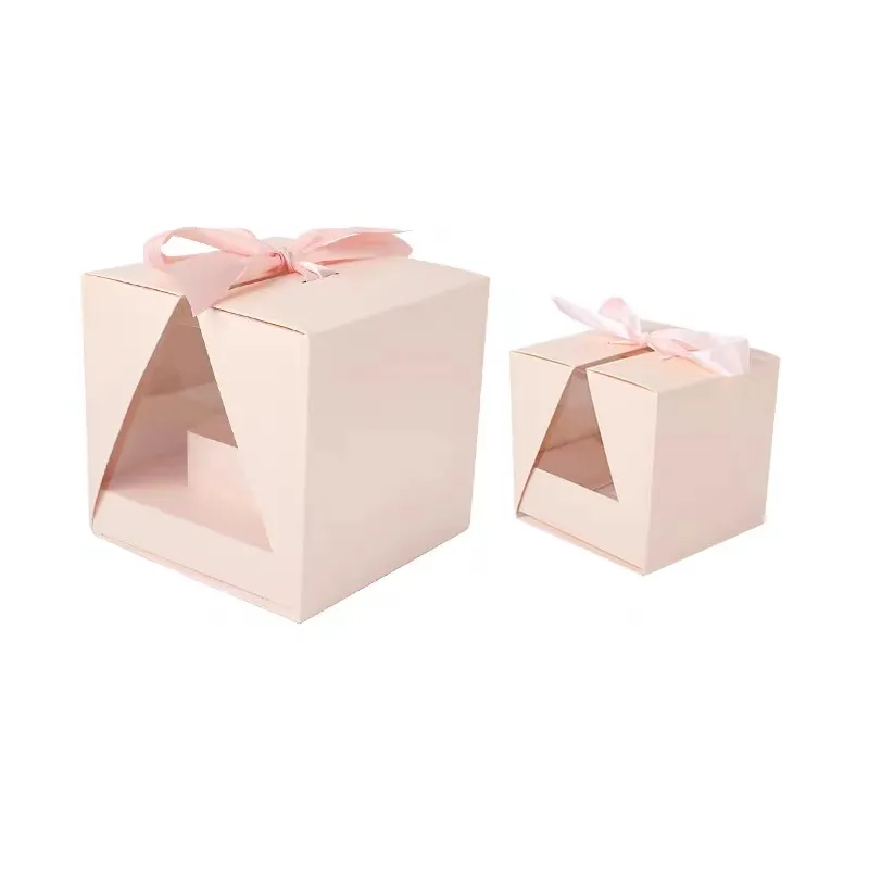 아마존 Caja 파라 바닥 뜨거운 판매 제품 발렌타인 데이 선물 포장 케이크 장미 꽃 상자 꽃
