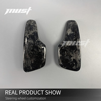 Volant en fibre de carbone forgé personnalisé avec LED pour Chevrolet Corvette C8 Z06 Stingray E-Ray ZR1 1LZ 2LZ 3LZ Z51 Coupé 2019-2026