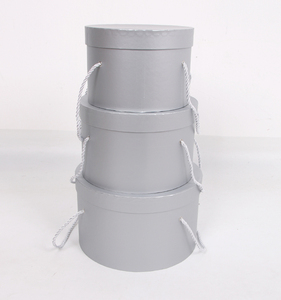 3002 Solid color floral gift boxes with handle