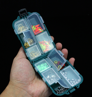 Boîte à pêche en plastique multifonctionnelle et étanche, vente directe d'usine de Weihai