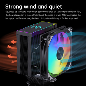 Snowmna 5V argb <span class=keywords><strong>CPU</strong></span> Cooler với 4 ống dẫn nhiệt và PWM Dễ dàng cài đặt chi phí-hiệu quả cho máy tính chơi game - Product Image 5