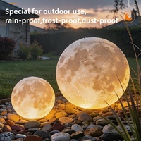 Lampe de sol sphérique en plastique pour l'extérieur et l'intérieur, étanche, pour pelouse, décoration d'ambiance paysagère, lumière de jardin
