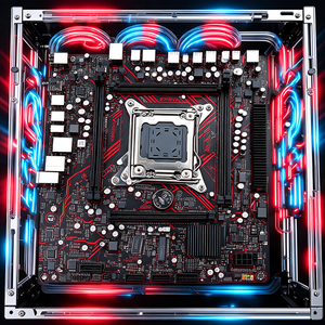 Placa Base X79 LGA2011 Compatible con Procesadores <span class=keywords><strong>E5</strong></span>-1650 <span class=keywords><strong>E5</strong></span>-<span class=keywords><strong>2689</strong></span> <span class=keywords><strong>E5</strong></span>-2696V2, TPM 2.0, LAN, para Servidor de Oficina - Product Image 5