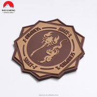 Patch en caoutchouc PVC personnalisé professionnel, design unique, patchs en PVC souple, étiquette en caoutchouc réfléchissant moulé en 3D, pour couture sur vêtements et sacs