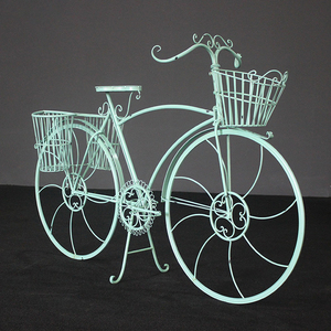 Soporte versátil para flores, decoración del hogar, decoración grande con forma <span class=keywords><strong>de</strong></span> bicicleta, accesorio <span class=keywords><strong>de</strong></span> hierro forjado para fotografía <span class=keywords><strong>de</strong></span> bodas, soporte para carrito <span class=keywords><strong>de</strong></span> flores - Product Image 4
