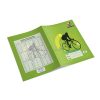 Cahier Scolaire 17x22cm 100 Pages Grand Format Cahier d'exercices scolaires