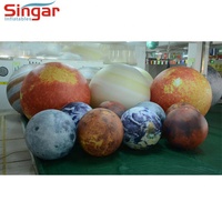 Ballons lumineux LED Planètes du Système Solaire Neuf Planètes Gonflables Planète Saturne
