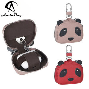 AndoBag Sac à écouteurs en cuir véritable pour femmes, pour l'extérieur, usage quotidien, petit portefeuille à clés portable avec porte-clés, simple et élégant 3221 - Product Image 1