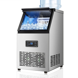 Small Automatic Freestanding Cuber Restaurant Hotels Office Water Cooled <b>Ice</b> <b>Machines</b> Coffee Fruit Freeze Iced Pellet <b>Ice</b> Makers - Product Image 2