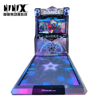 Machine d'arcade grand format à monnayeur pour un joueur, jeu de danse fluorescent, équipement de divertissement pour enfants, garantie 1 an