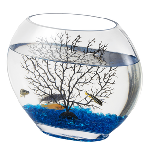 Hygger Crystal Oblate Fish Tank Venta al por mayor Glass Fish Bowls, Clear Large Glass Fish Bowl Acuario - Product Image 2