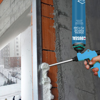 Mousse polyuréthane blanche multi-usages Houseal pour la construction et la menuiserie, fournisseur chinois