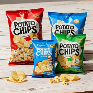 Custom Design Moisture Proof MOPP <b>Laminated</b> Stand up <b>Pouch</b> Bags Back Side Seal Zipper Top Food Grade Gravure/Digital Printing - Product Image 1