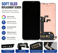 Écran tactile AMOLED OEM avec numériseur et châssis pour OnePlus 10R CPH2411 Ace – Pièces de rechange complètes pour réparation d'écran LCD