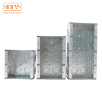 Boîte de jonction électrique en acier galvanisé 3 gangues, indice de protection IP66, profondeur 2-1/2 pouces