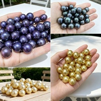 Perles en vrac Muses Jewels, haute brillance, naturelles d'eau douce, 11-12mm, multicolores, faites à la main pour la fabrication de bijoux, boucles d'oreilles, pendentifs