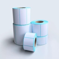 Étiquettes personnalisées pour codes-barres et expédition, autocollants imperméables en BOPP PET, étiquettes thermiques directes, étiquettes imprimées sur mesure