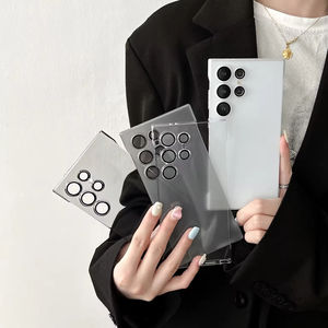 INS Luxe Transparent Sans Cadre Lentille Film Mince Antichoc Dur PC <span class=keywords><strong>Coque</strong></span> Arrière Protection Téléphone Cas pour Samsung <span class=keywords><strong>Galaxy</strong></span> S25 Ultra - Product Image 1