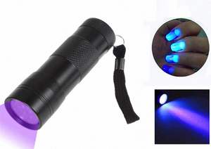 Linterna UV de 12 LED para Detectar Manchas de Orina de Mascotas, Luz Negra Ultravioleta - Product Image 6