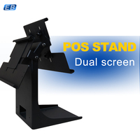 Support de paiement réglable EB PS-20B avec design multi-angles, construction durable et légère, pour imprimante POS et tablette double écran