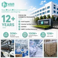 YAN Packaging – Flacon pompe en verre ambré dépoli de haute qualité, vide, 30g, 50g, 100ml, pour lotion, et pot de crème de nuit avec bouchon en bambou