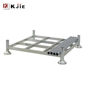 Paleta vertical de almacenamiento de acero suave de transporte OEM ODM de alta calidad con postes - Product Image 4