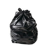 Sac poubelle en plastique noir durable et résistant de 38 x 60 pouces, 55 à 60 gallons, pour un usage quotidien