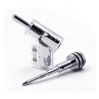 Connecteur de haute qualité en cuivre plein plaqué rhodium en forme de pistolet, fiche banane, fiche pour haut-parleur, connecteur sans soudure pour audio et vidéo