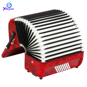 Accordéon professionnel portable Yinyue 26 touches 48 basses pour la performance, l'enseignement et les examens - Product Image 3