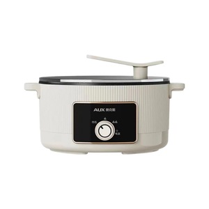 Cuisinière électrique AUX 5L blanche, cuiseur vapeur multifonctionnel, poêle à frire, fonctionnement à une touche, arrêt automatique - Product Image 3