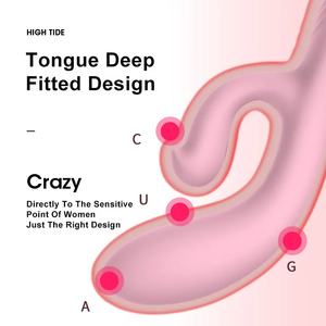 Vibrateur à double moteur 12 fréquences, rechargeable, style japonais, sexy, pour femmes, vibrateur point G pour adultes - Product Image 3