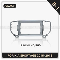 Nouveau lecteur de voiture Android Fascia pour KIA SPORTAGE 2015-2018 9 pouces cadre d'autoradio accessoires intérieurs Installation cadre de voiture